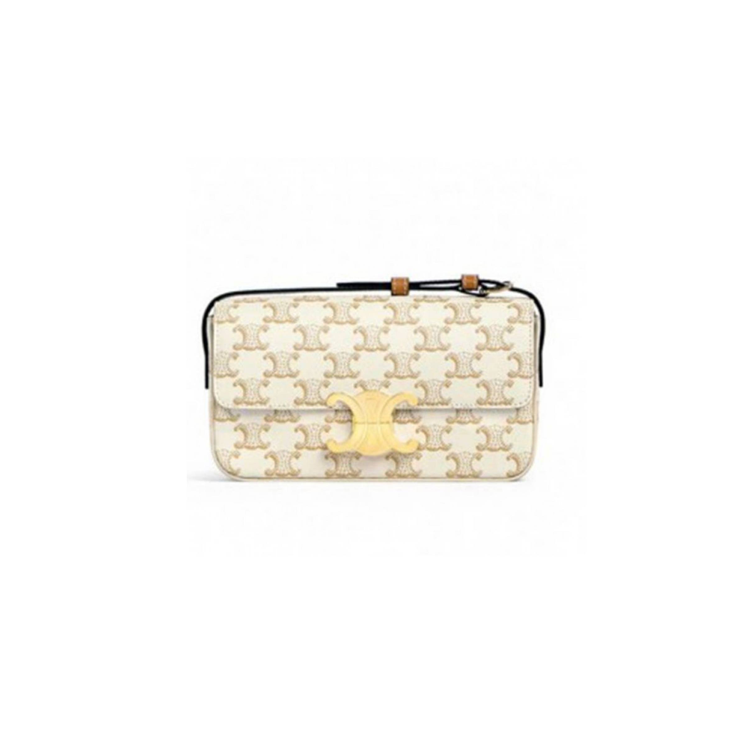 Ce**e triomphe shoulder bag 194142cuz.01bc (20cm*10cm*4cm)